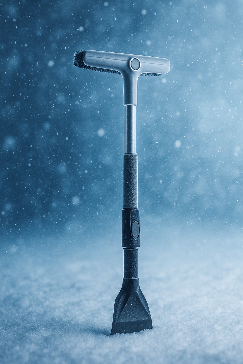 Extendable 2in1 Snow Brush & Ice Scraper with 360° Rotating Head | FrostBite M1