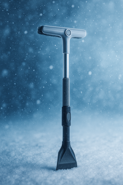 Extendable 2in1 Snow Brush & Ice Scraper with 360° Rotating Head | FrostBite M1